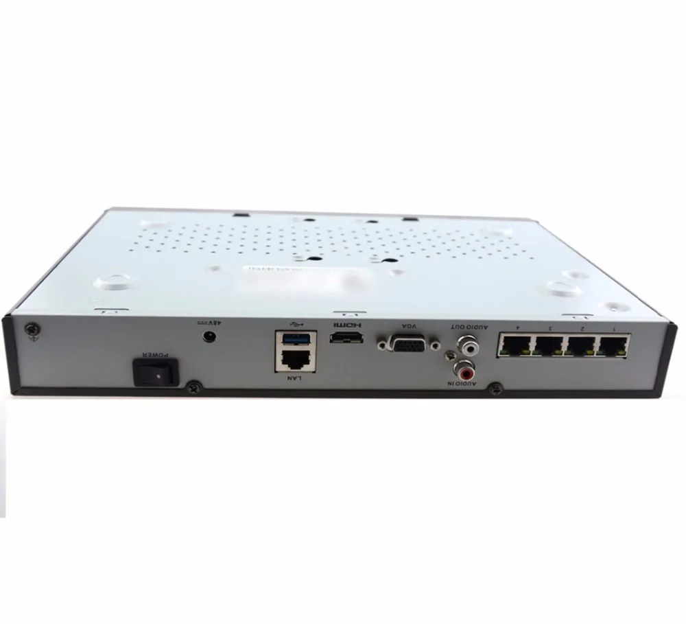 Оригинальный Hikvision DS 7604NI K1/4 P 4 POE порта NVR 4K 4CH Plug & Play с инжектором Замена