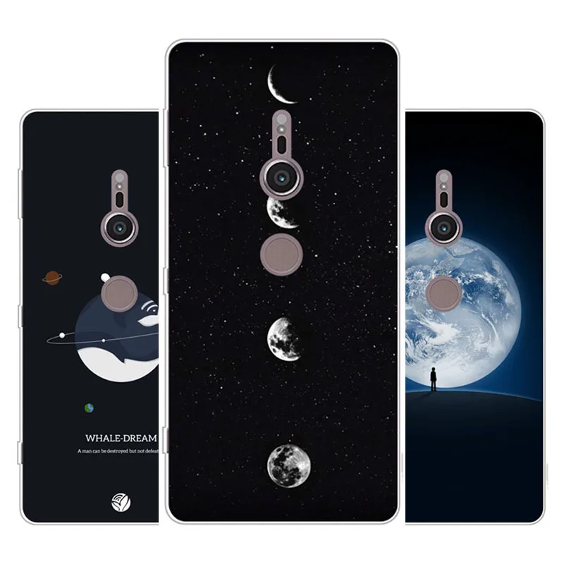 

For Sony Xperia Xz2 Case,Silicon map view Painting Soft TPU Back Cover for Sony Xperia Xz2 protect Phone cases