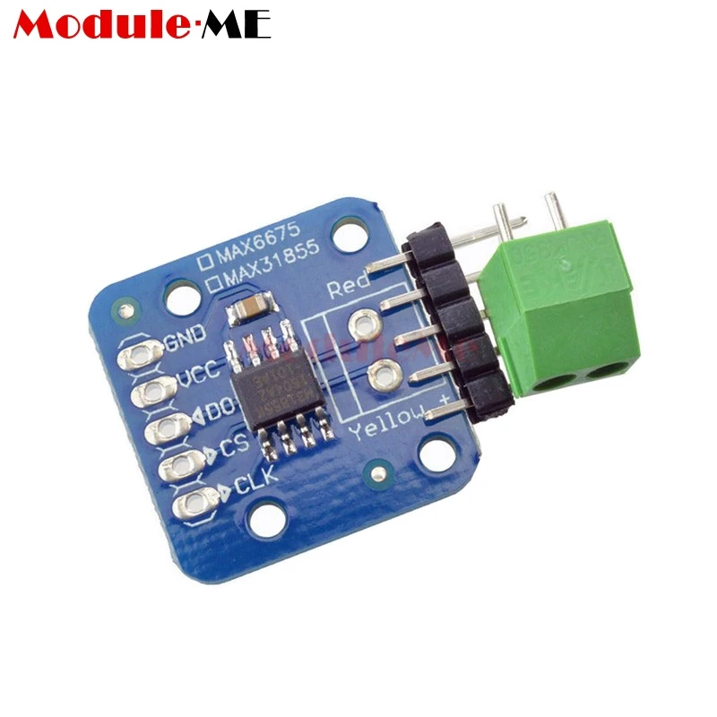 

MAX31855 SPI Type K Thermocouple Temperature Sensor Board Module For Arduino