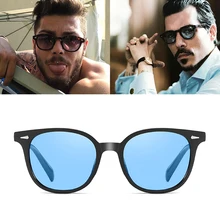 Винтажные Круглые Солнцезащитные очки с заклепками и линзами в стиле Джони Депп, брендовые дизайнерские вечерние солнцезащитные очки Oculos De Sol