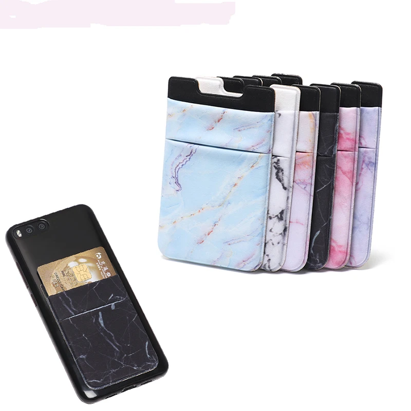 

Elastic Mobile Phone Wallet Credit ID Card Holder Adhesive Pocket Sticker Lycra Pocket Card Holder Universal Cellphone Accessory