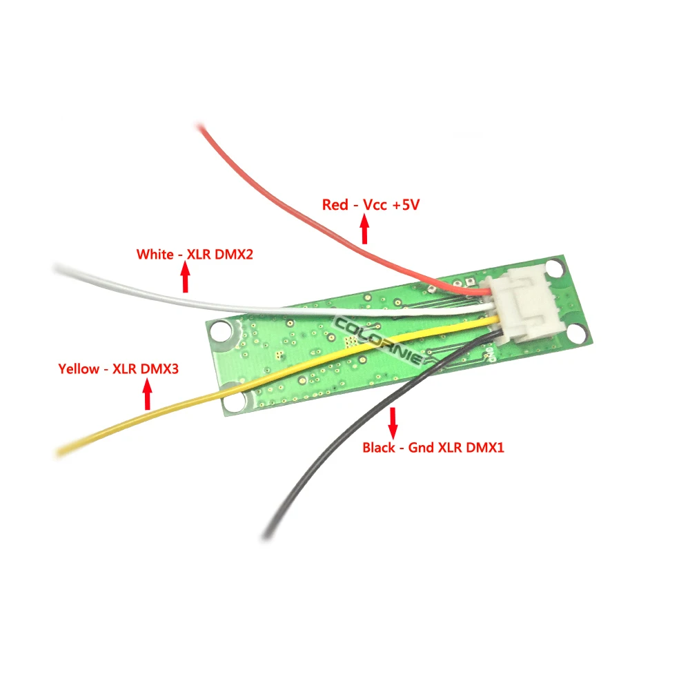 Плата модуля PCB с беспроводным приемником DMX512 2 4 ГГц светодиодный контроллер