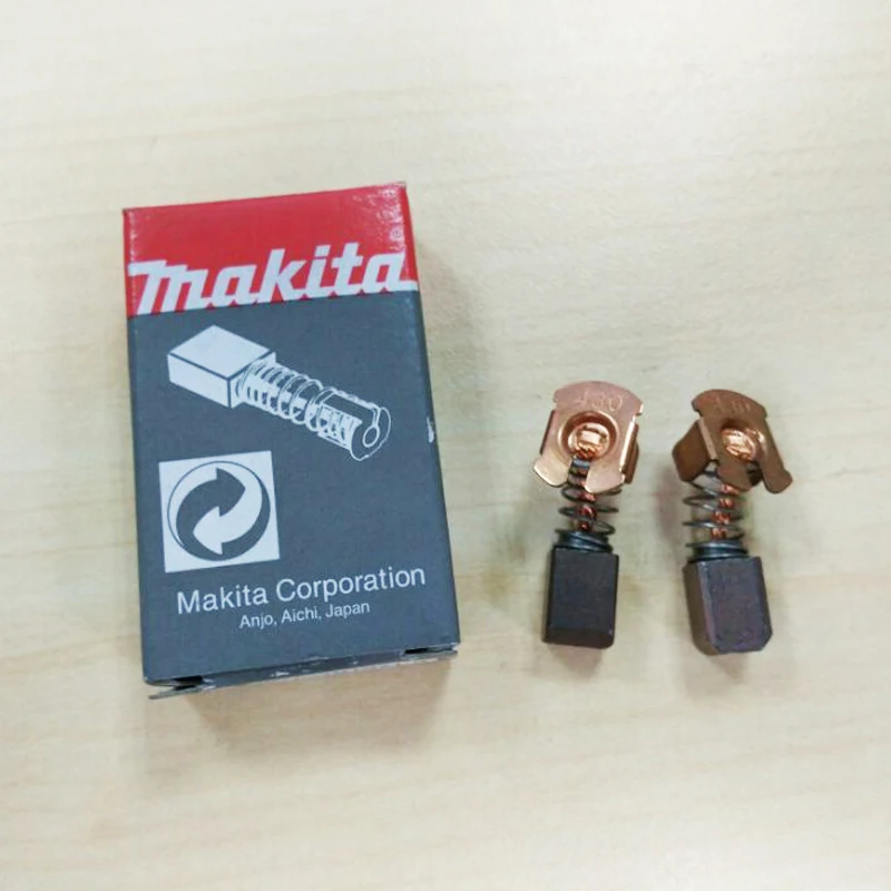 

1 Pair Original Makita Carbon Brushes for Electric Motors CB430 191971-3 Angle Grinder BGA452 BGA452Z  7*7.35*10mm