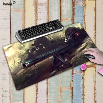 

Mairuige Gun Print Locking Edge Rubber Large Mousepad Computer Notebook Gaming Mouse Pad Gamer Mice Play Mats For CSGO LOL DOTA