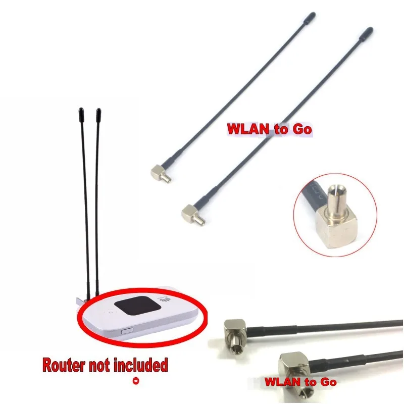 

2pcs 4G Lte Antenna Ts9 Conenctor 5dbi Antena For Huawei E5577 E398 E5372 E589 E392 Zte MF61 MF62 aircard 753s