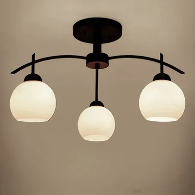 Скандинавский минимализм, блестящий светодиодный светильник, люстра для гостиной, современная простая люстра из матового стекла