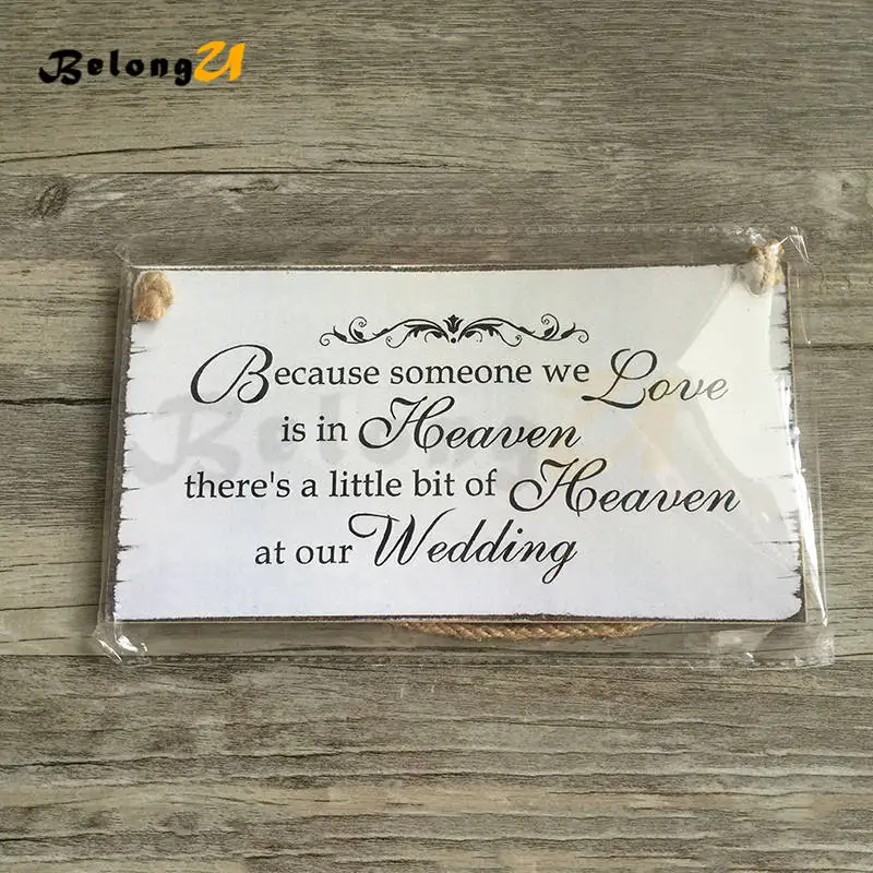 Wedding Decoration Hanging Signs MUW-026-01
