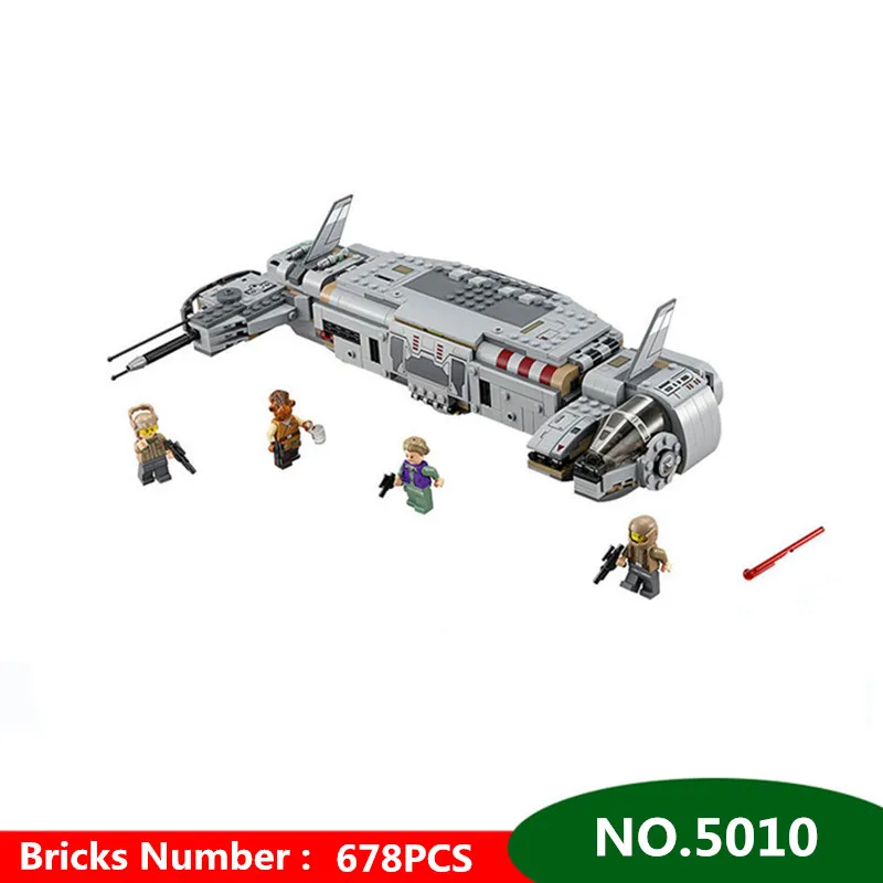

678pcs Diy Star Wars Resistance Troop Transporter Model Building Blocks Compatible With Legoingly Toys For Children Kids Gift