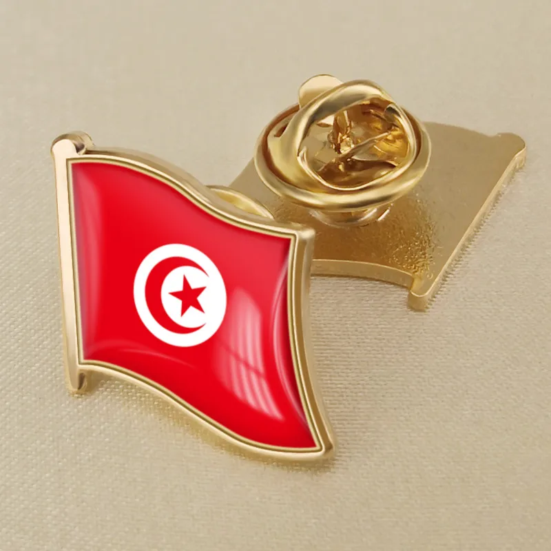 

Tunisia Single Flag Lapel Pins