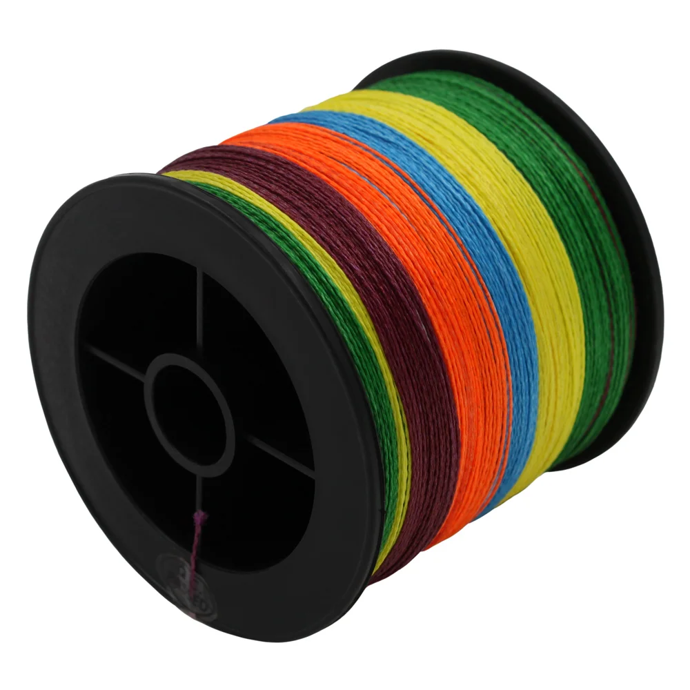 Braided PE Fishing Line 4 Strands Multicolor 100m, 300m, 500m, 1000m,  1500m,2000m Sea Saltwater Super Strong - AliExpress