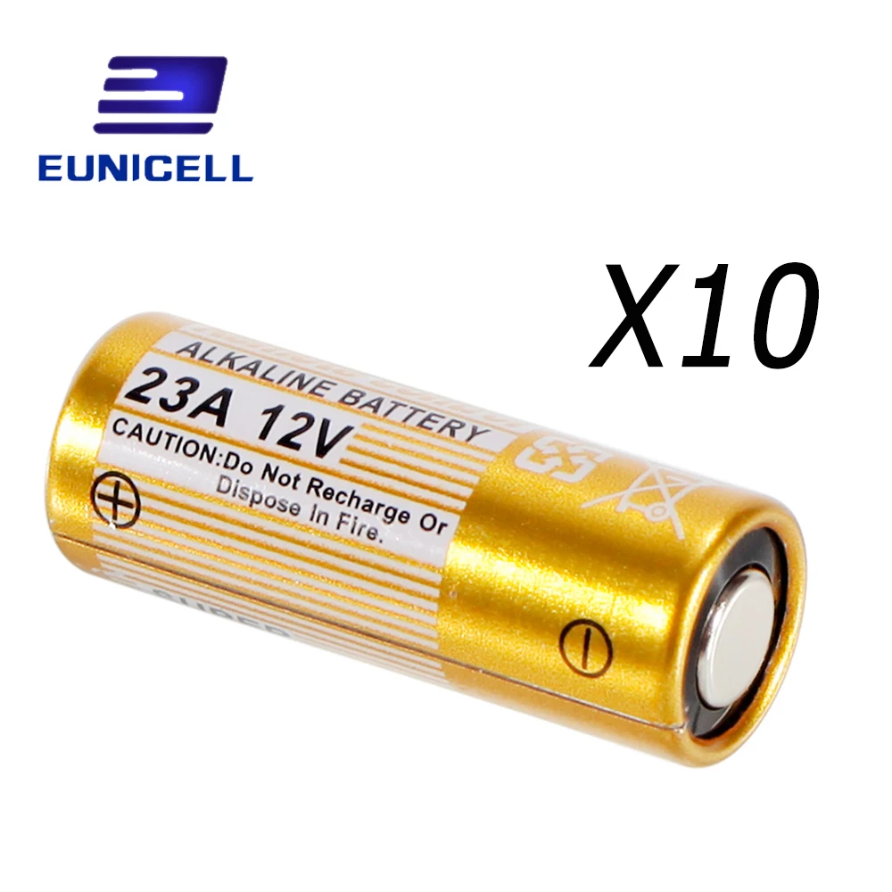 

10pcs/Lot Small Battery 23A 12V 21/23 A23 E23A MN21 MS21 V23GA L1028 Alkaline Dry Battery for Doorbell, Remote control etc