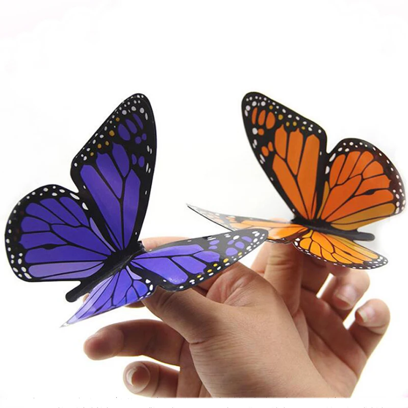 10 шт волшебная бабочка появляющаяся бабочка из пустого шелка волшебник трюк магический трюк сцена бабочка Волшебные трюки