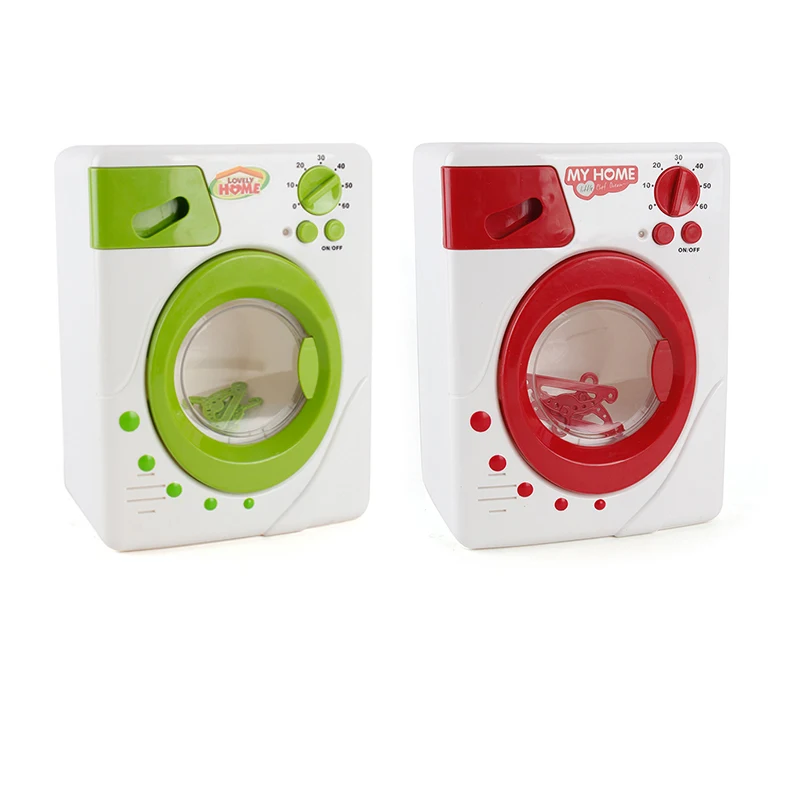 

1 Pc Electronic Mini Washing Machine Simulated Mini Home Appliances Toys Electric Simulation Kids Children Play House Toys