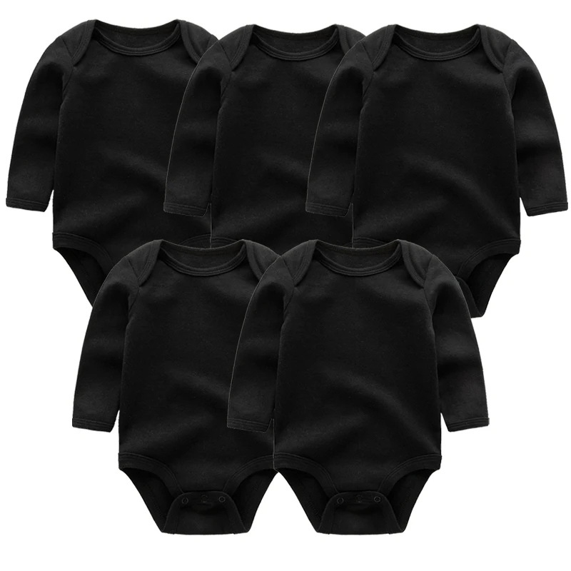 Г., 5 шт./лот, хлопковая одежда унисекс для маленьких девочек от 0 до 12 месяцев Детские комбинезоны с длинными рукавами, Roupas de bebe, комплекты одежды с принтом для мальчиков