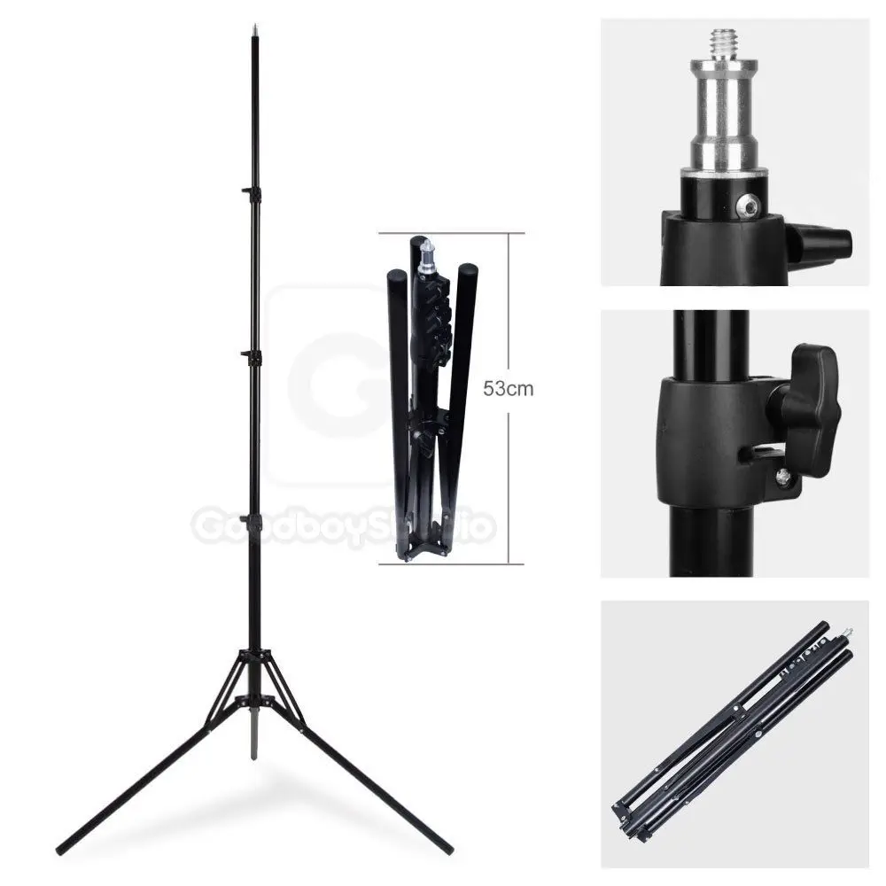 

Godox 185cm 6ft Collapsible Light Stand for Photo Studio Photo Lighting Flash Strobe Ring Light(RU)