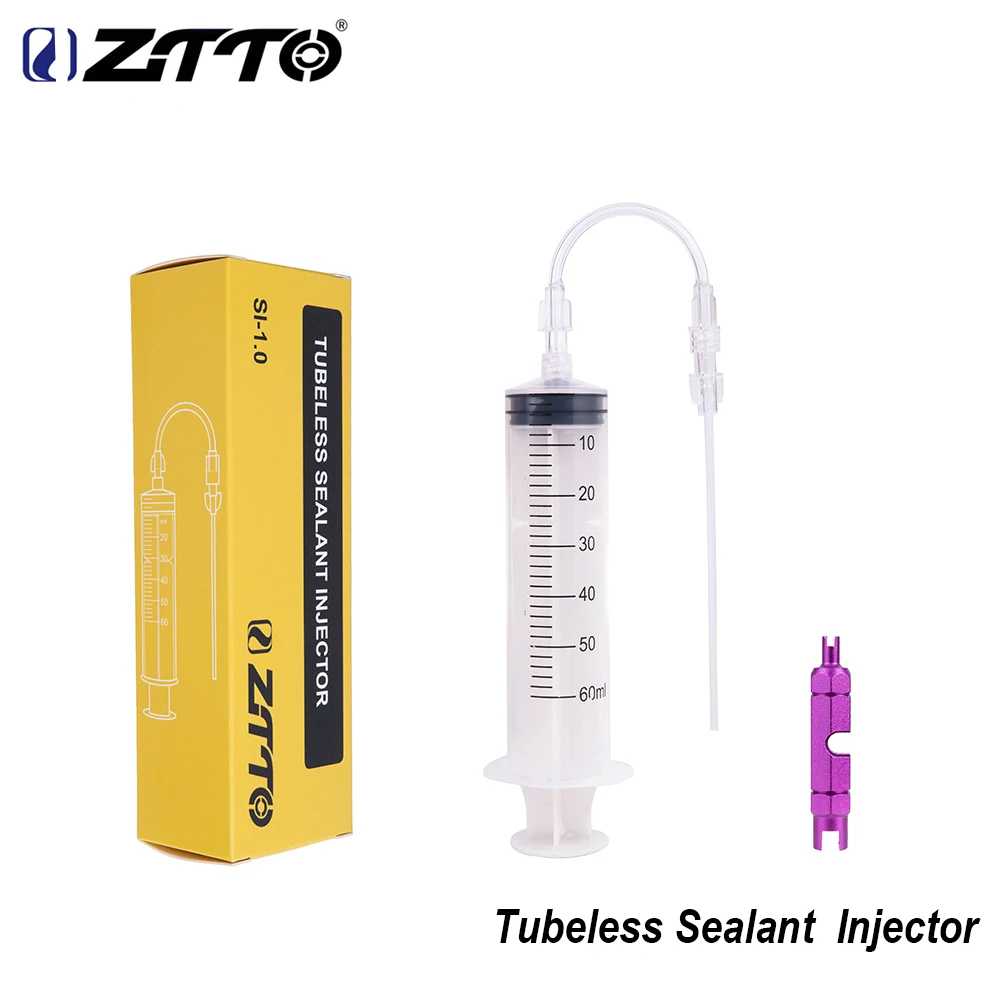 

ZTTO Tubeless Sealant Injector SI1.0 Set For MTB Road Bike Tubeless Tire UST Tyre No Tubes