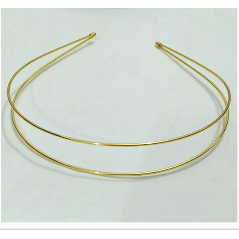 

25pcs Iron Headband Double Row Headband DIY Hair Accessories