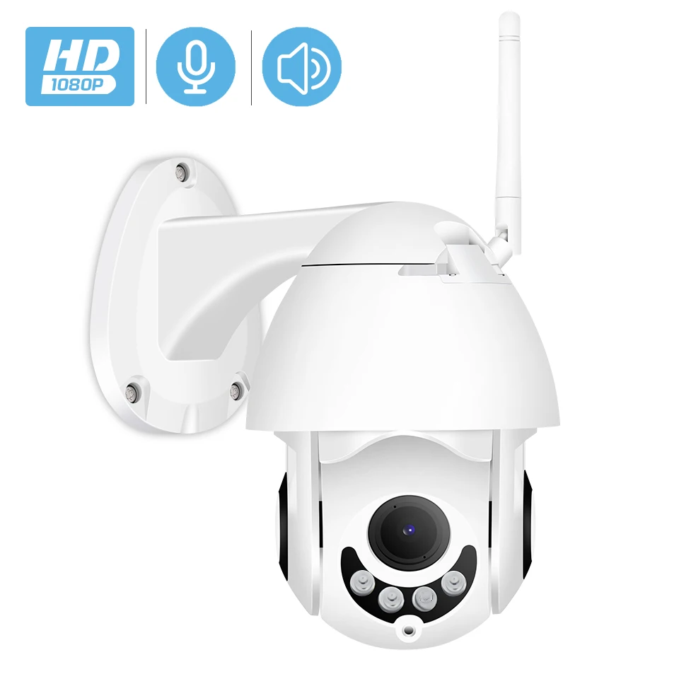 

1080P WIFI Camera Outdoor PTZ IP Camera 1080p Speed Dome CCTV Security Cameras IP Camera WIFI Exterior 2MP IR Home Surveilance
