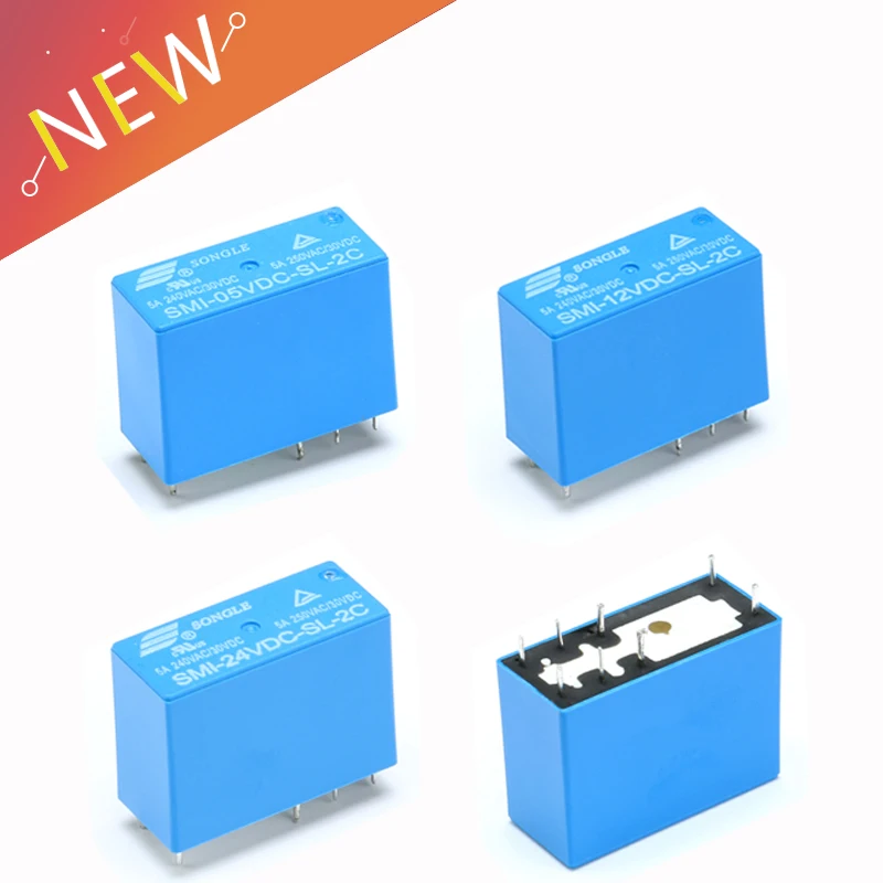 5 шт./лот реле питания В 12 24 А 8pin 5/2/5/5/5/8pin|Реле| |