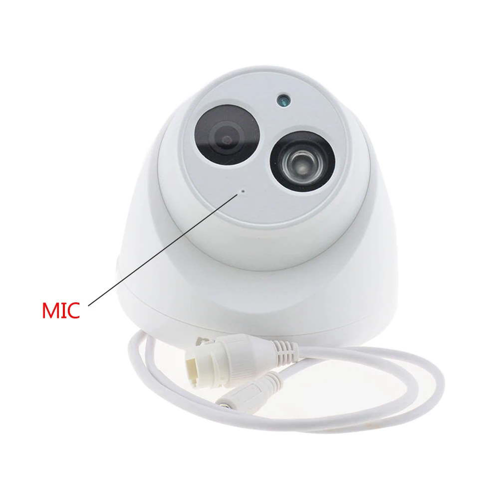Dahua 4MP POE IP камера H.265 Многоязычная IPC HDW4433C A ночного видения купольная IR 50M WDR