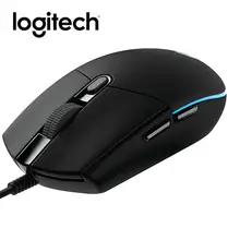 Оригинальная игровая проводная мышь logitech G102, Оптическая Проводная игровая Поддержка мыши, настольный компьютер/ноутбук, Поддержка Windows 10/8/7