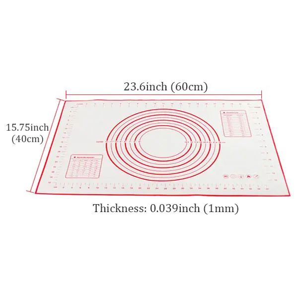 60x40 см/26X29 см силиконовый Стекловолоконный лист для выпечки прокатки теста Кондитерские торты коврик-подкладка для выпечки коврик духовка, макароны инструменты для приготовления пищи