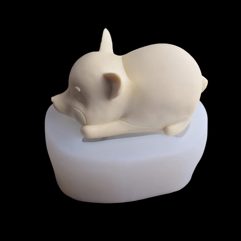 Dog cake decorating silicone mold2