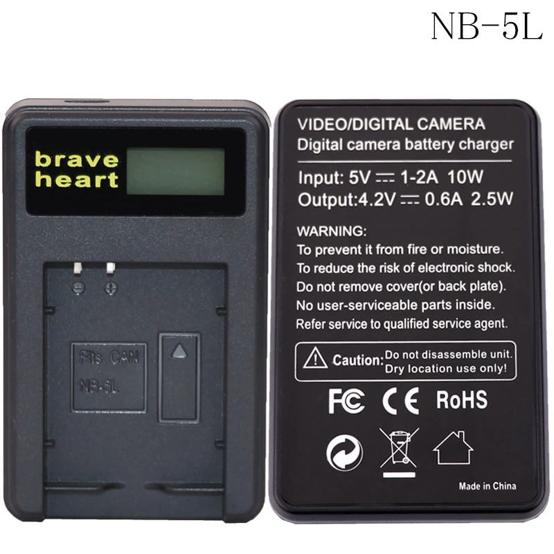 2 шт. NB-5L NB 5l NB5L Батарея+ ЖК-дисплей USB Зарядное устройство для Canon S110 SX200 SX210 SX220 SX230 является hs IXUS 850 870 800 860 990 sd камеры