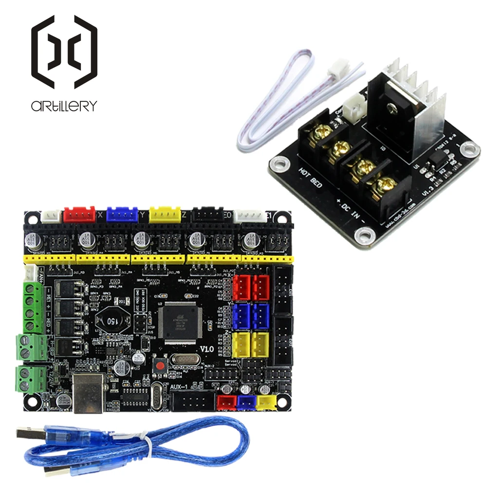 Controller PCB Board MKS Gen L V1 0 Integrated Mainboard Compatible Ramps1 4 210A MOSFET Upgrade
