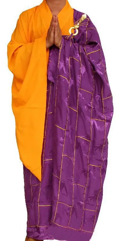 По индивидуальному заказу фиолетовый shaolin буддийские монахи боевые искусства cassockbuddhism платье медитации лежал халат одежда