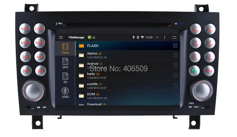 Discount Android 8.0 Car DVD Player for Mercedes Benz SLK 171 SLK200 SLK280 SLK350 SLK55 with GPS Navigation Radio BT USB 4Core 4G+32G 3