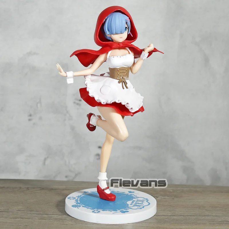 إعادة: الصفر كارا Hajimeru Isekai Seikatsu العينية/Ram الأحمر هود فير. PVC دمية الشكل النادرة تمثال لعبة مجسمة هدية