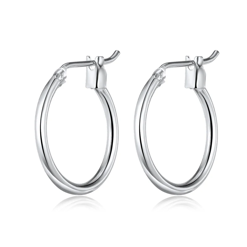 

13/16/19mm Hippie Punk Small Circle Hoop Earrings Handmade Silver Color Endless Simple Earrings For Women Fashion Chic Jewelry