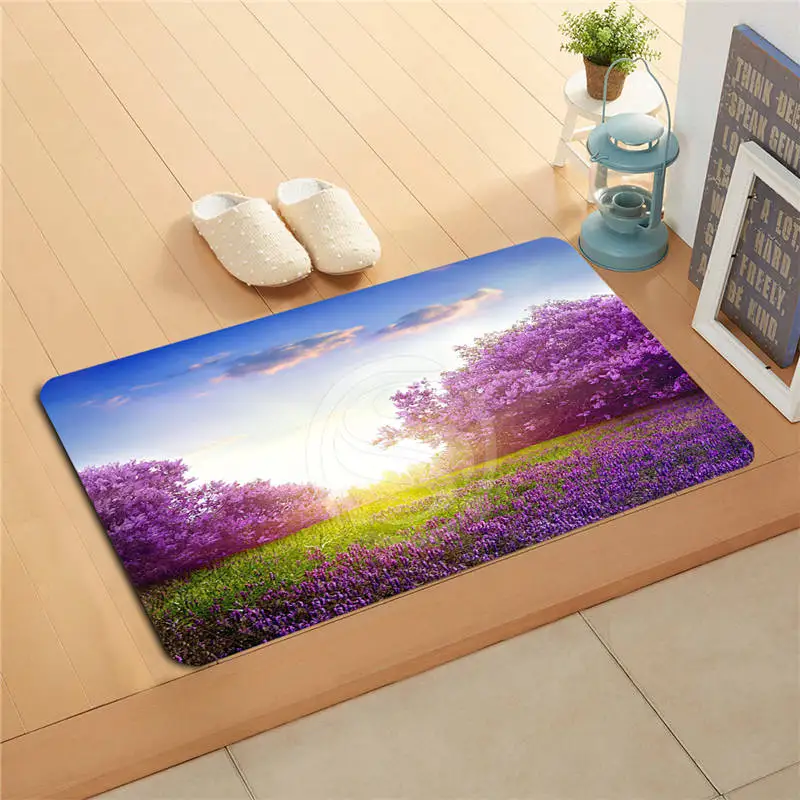 U&!73 Custom Beautiful lilacs Doormat Home Decor Door mat Floor Mat