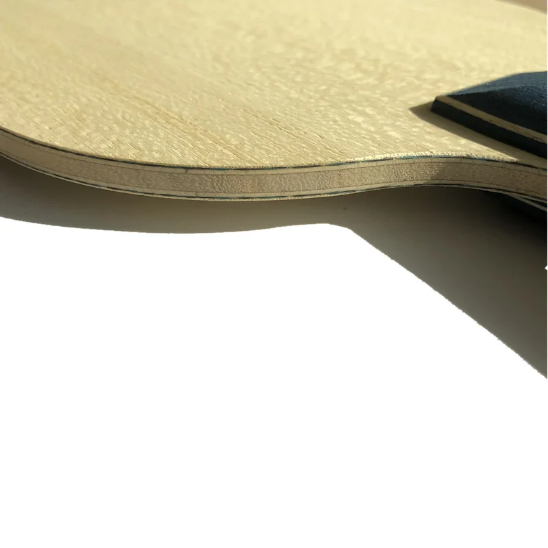 2 طبقات arylate الكربون الألياف 5 طبقات الخشب الخالص تنس طاولة الخفافيش المهنية بينغ بونغ مضرب ل تنس طاولة funs إلى