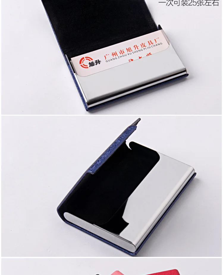 porte carte Cortex из нержавеющей стали тонкие Визитницы для мужчин и женщин Бизнес Мода коробка для карт из металла творческие подарки