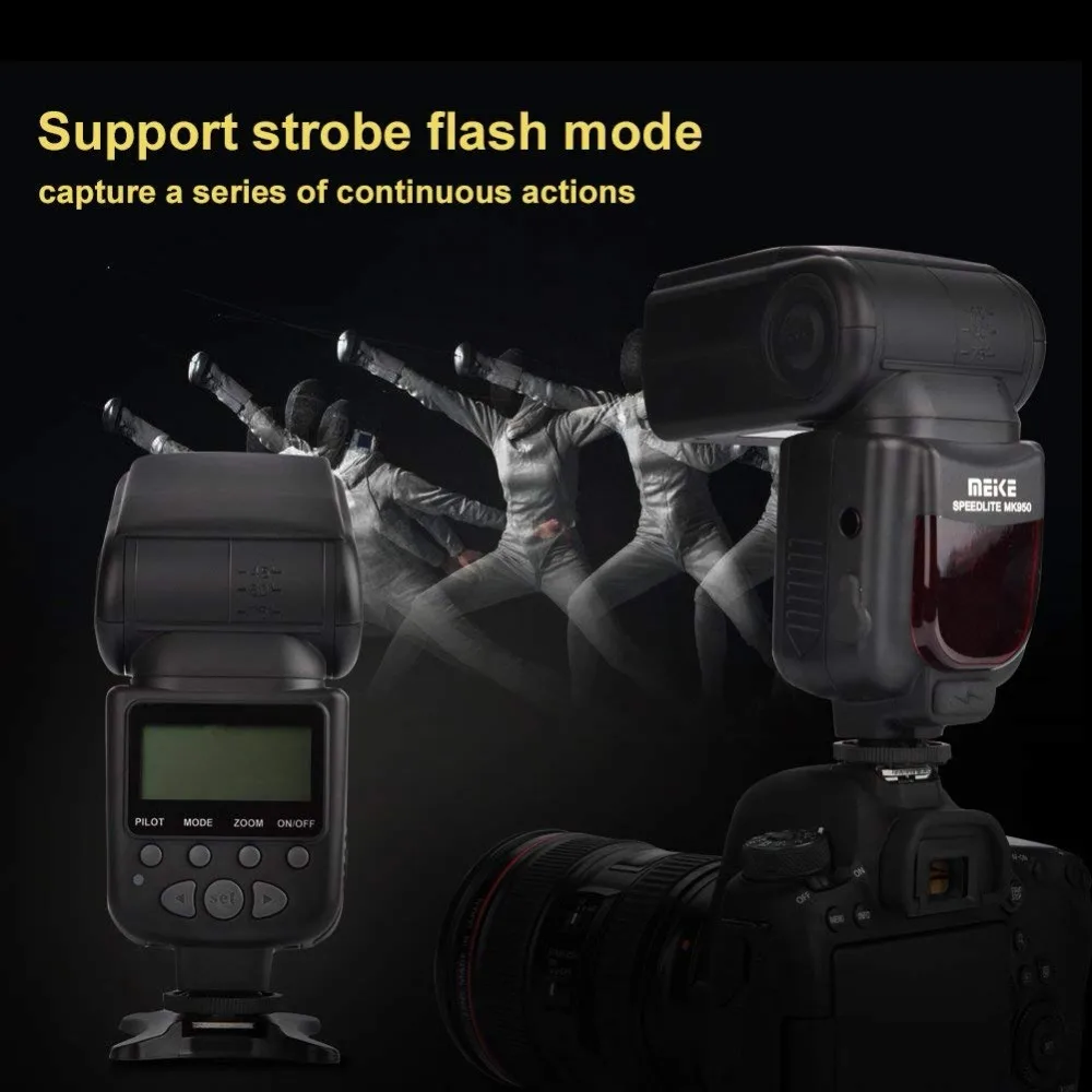 Meike MK950 i-ttl Speedlite 8 ярких Управление вспышки для Nikon D7100 D7000 D5300 D5200 D5100 D5000 D3100 D3200 D750 D600 D90 D80