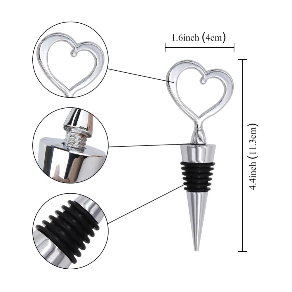 OurWarm 10 комплектов Любовь Сердце штопор для вина открывалка для бутылок Свадебные сувениры подарки для гостей вечерние украшения поставки