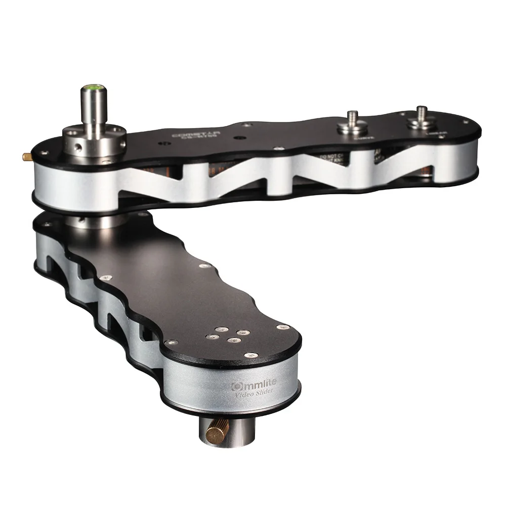  New Commlite 4-times Distance Retractable Mini Aluminum Alloy Video Slider for DSLR Camera Micro Ca