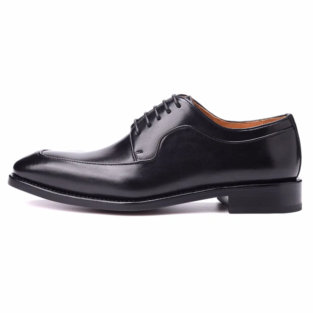 Suela marrón Hombres Marca A Hechos De Vestir Goodyear Con Genuino Mano Zapatos Cuero uu Oxfords Artesanía Lujo Negro Ee Uxz6q6