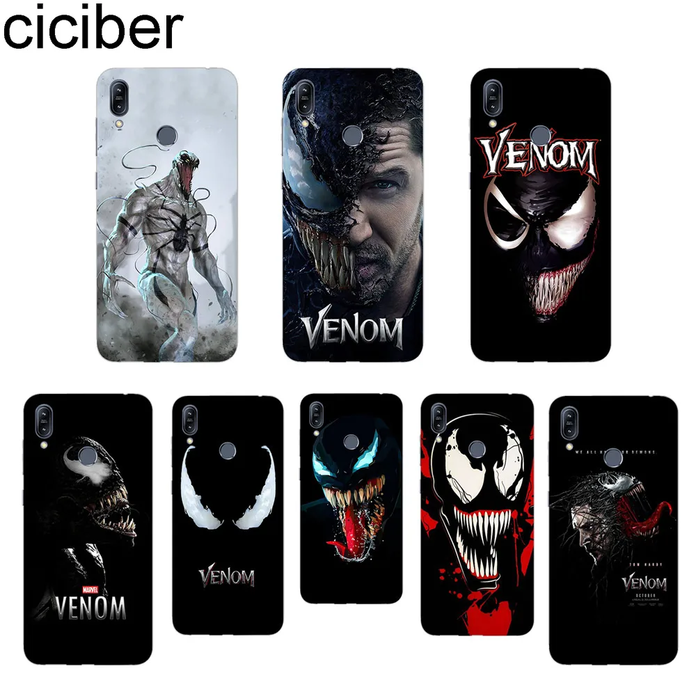 

ciciber Phone Case for ASUS Zenfone Max Pro M1 ZB601KL ZB602KL Cover for ZenFone Max Pro M2 ZB631KL ZB633KL Soft TPU Venom Coque