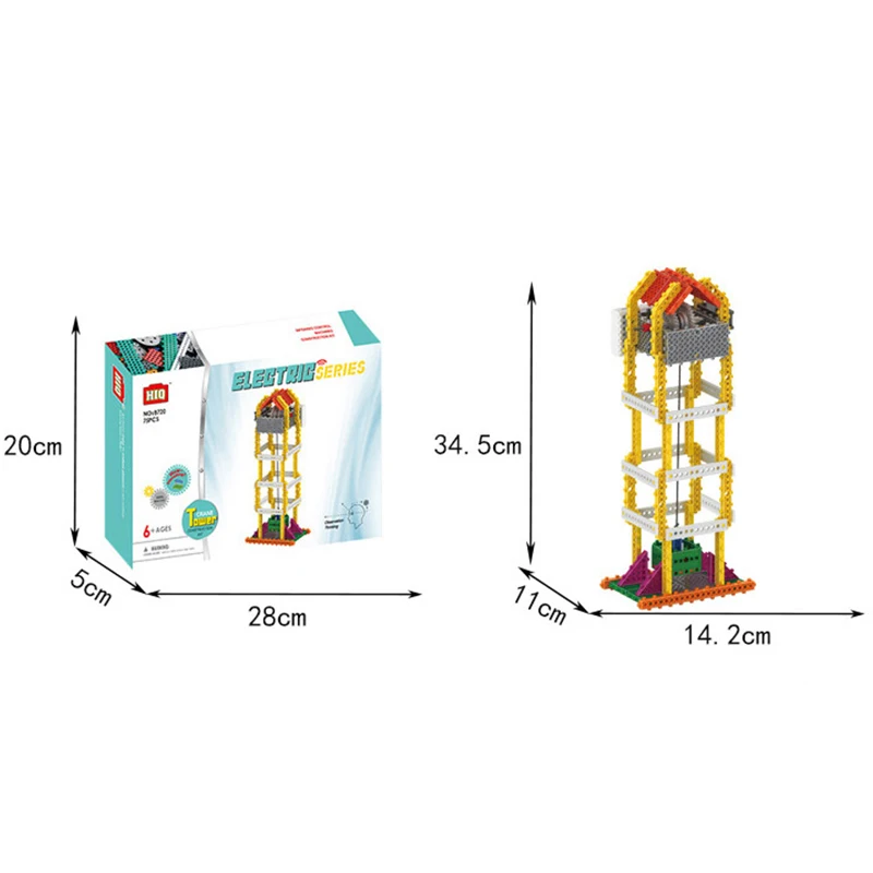 incredible STEM DIY Elevator Electronic Building Block Educational Science Toys Kit Learning Education Toys fo