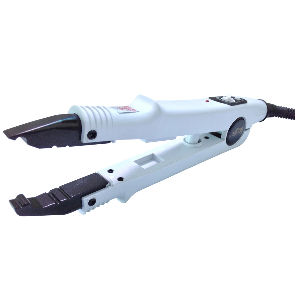 

JR611-A Control temperature White color FLAT PLATE Fusion Hair Extension Keratin Bonding Tool Heat Iron