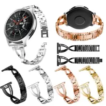 ALLOYSEED Запасные детали для замены металлического с украшением в виде кристаллов планки вахты диапазона для samsung Galaxy Шестерни S3 часы 46 мм браслет ремешок на запястье для Huami мото