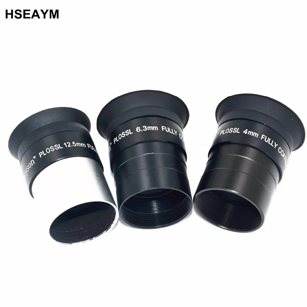 HSEAYM PLOSSL 4mm 6.3mm 12.5 mm 1.25 Inches (31.7mm) Optical Glass