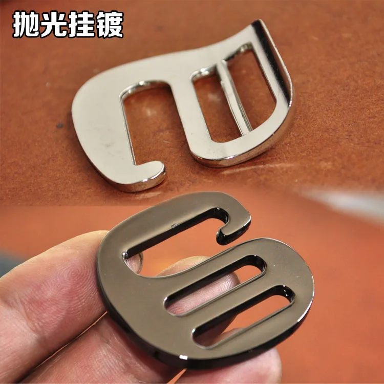 New 1" For 20mm 25mm bing Straps 5pcs Polished Metal Clips Buckle