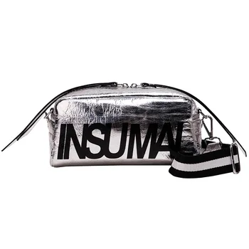 

Fashion sequined woman's new stylish casual small square bag for summer 2019 alphabet hand-held cross-body shoulder bag
