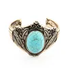 Tribal Bangle Cuff Bracelet Handmade Big Bracelets For Women Wide Bangle Pulsera Bohemian Jewelry 3