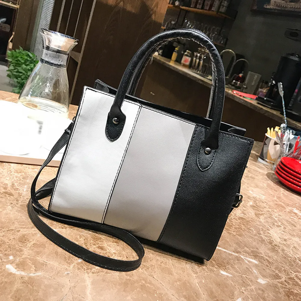 

Maison Fabre New Fashion Woman Tote Casual Bags Crossbody Bag Flap Designer Hit color Leather Handbag Shoulder Bag