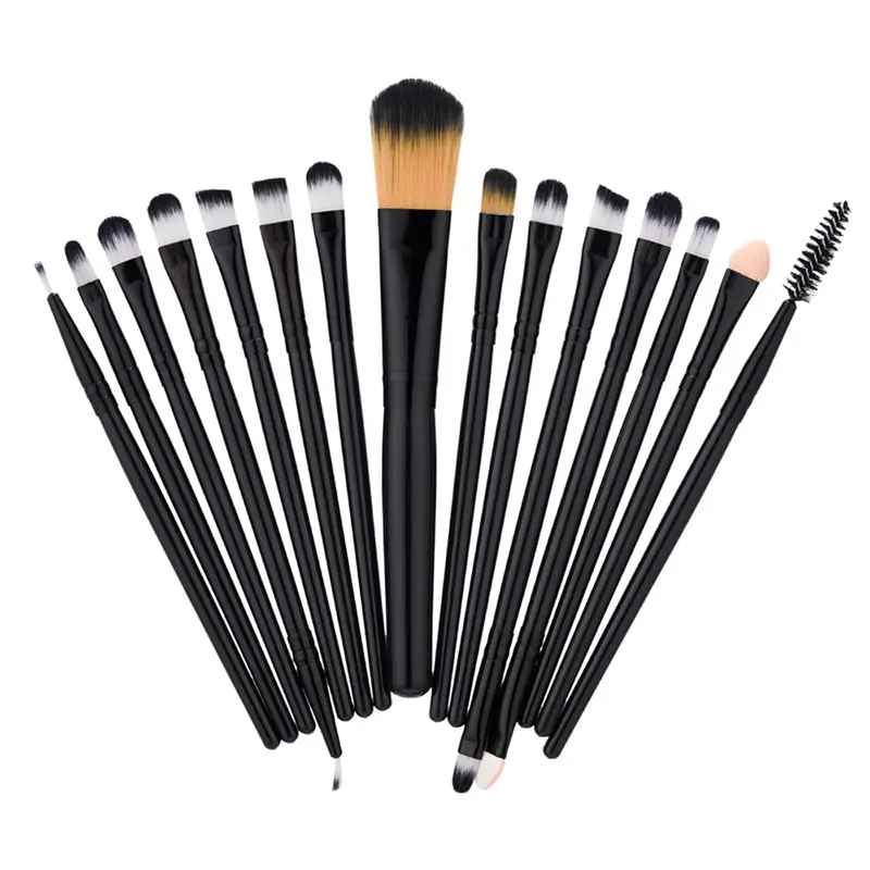 

6/15 Pcs Cosmetic Makeup Brush Women Foundation Eyeshadow Eyeliner Lip Make Up Eye Brushes Set QS888